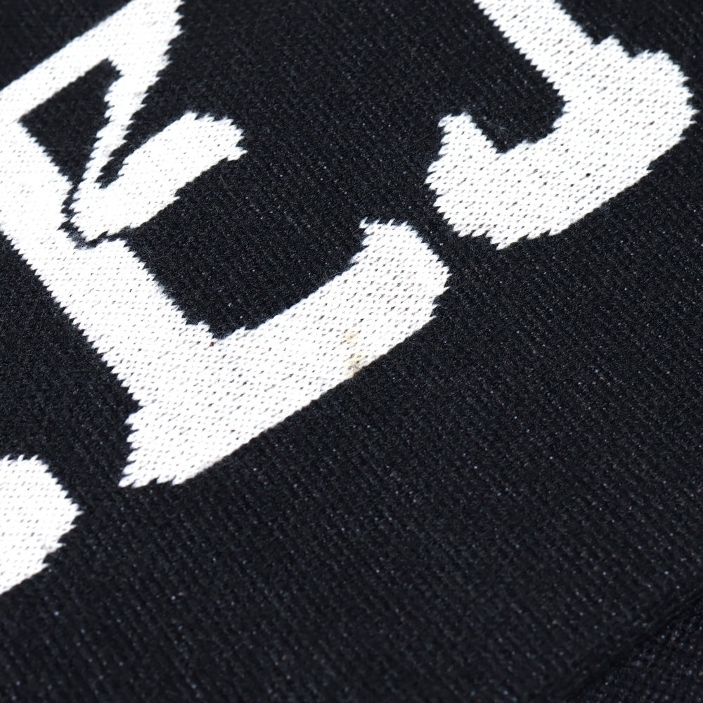 OFF-WHITE(オフホワイト) 17AW SEEING THINGS SCARF シーング シングス デザイン マフラー ブラック OMMA001F174071391001