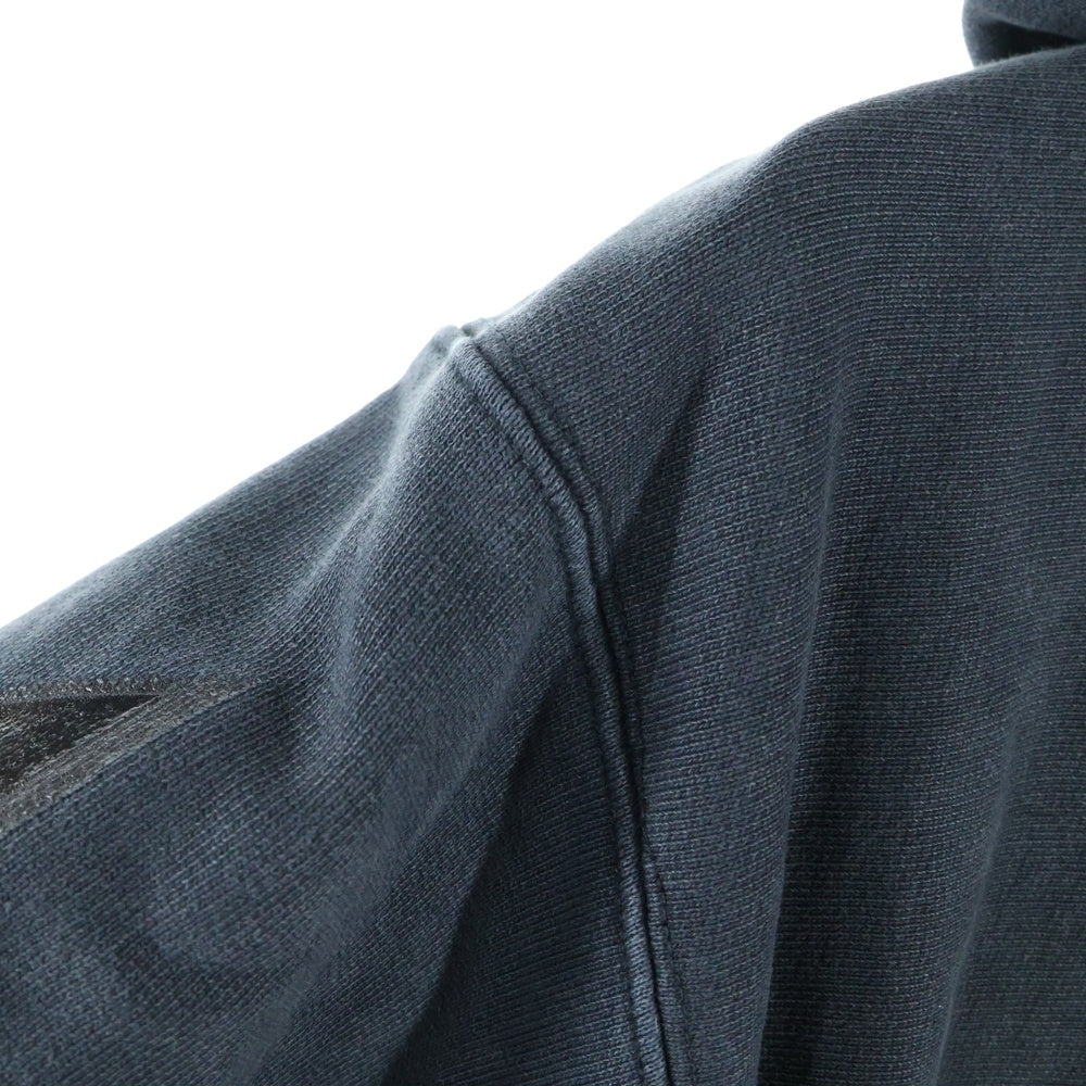 OFF-WHITE(オフホワイト) 18SS ×CHAMPION ダブルロゴデザイン アームデザイン ドローストリング フーデッド パーカー スウェット ブラック OMBB027S18875050