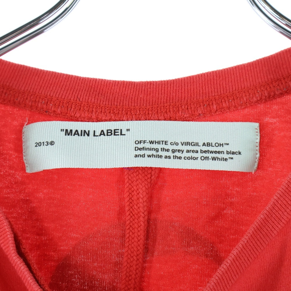 OFF-WHITE(オフホワイト) 19SS MONNALISA TEE モナリザデザイン クルーネック カットソー 半袖Tシャツ レッド OMAA038S19185005