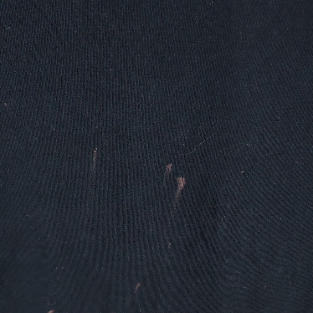 MARCELO BURLON(マルセロバーロン) 両面プリントデザイン クルーネック カットソー 半袖Tシャツ ブラック