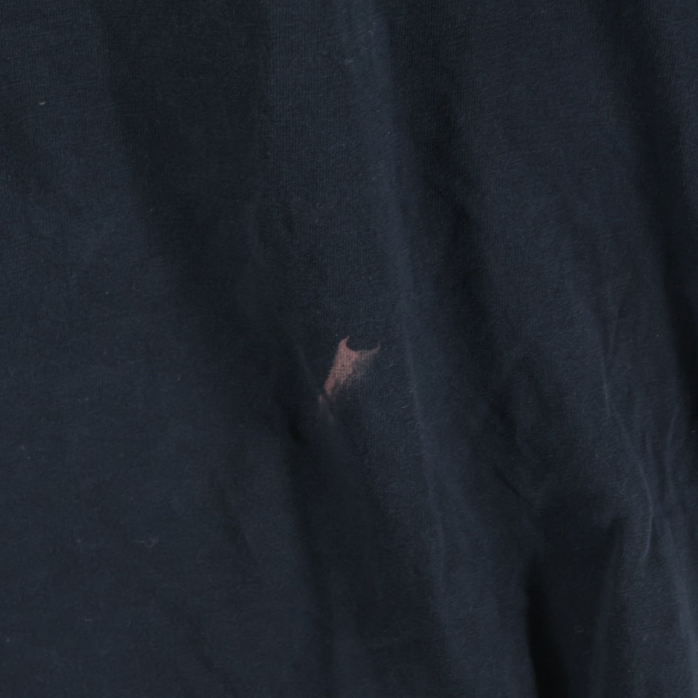 MARCELO BURLON(マルセロバーロン) フェザーモチーフ クルーネック カットソー 半袖Tシャツ ブラック