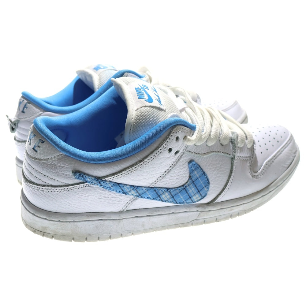 NIKE SB(ナイキエスビー) ×NICOLE HAUSE DUNK LOW PRO VICTORY OF THE PEOPLE UNIVERSITY BLUE ニコールハウゼ ダンク ローカットスニーカー ホワイト/ブルー US8.5/26.5cm FZ8802-100