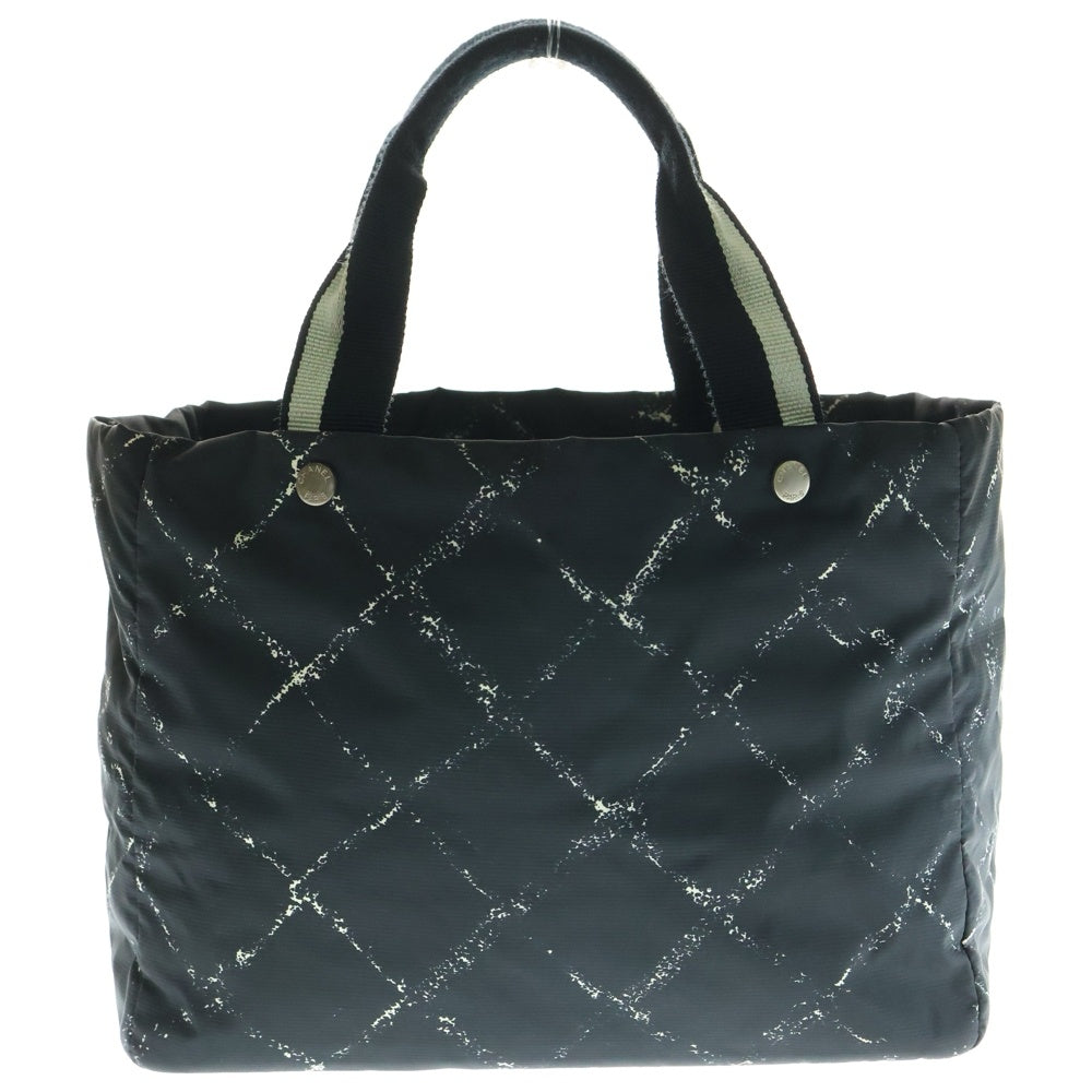 CHANEL(シャネル) 旧トラベルライン ハンドバッグ トートバッグ ブラック