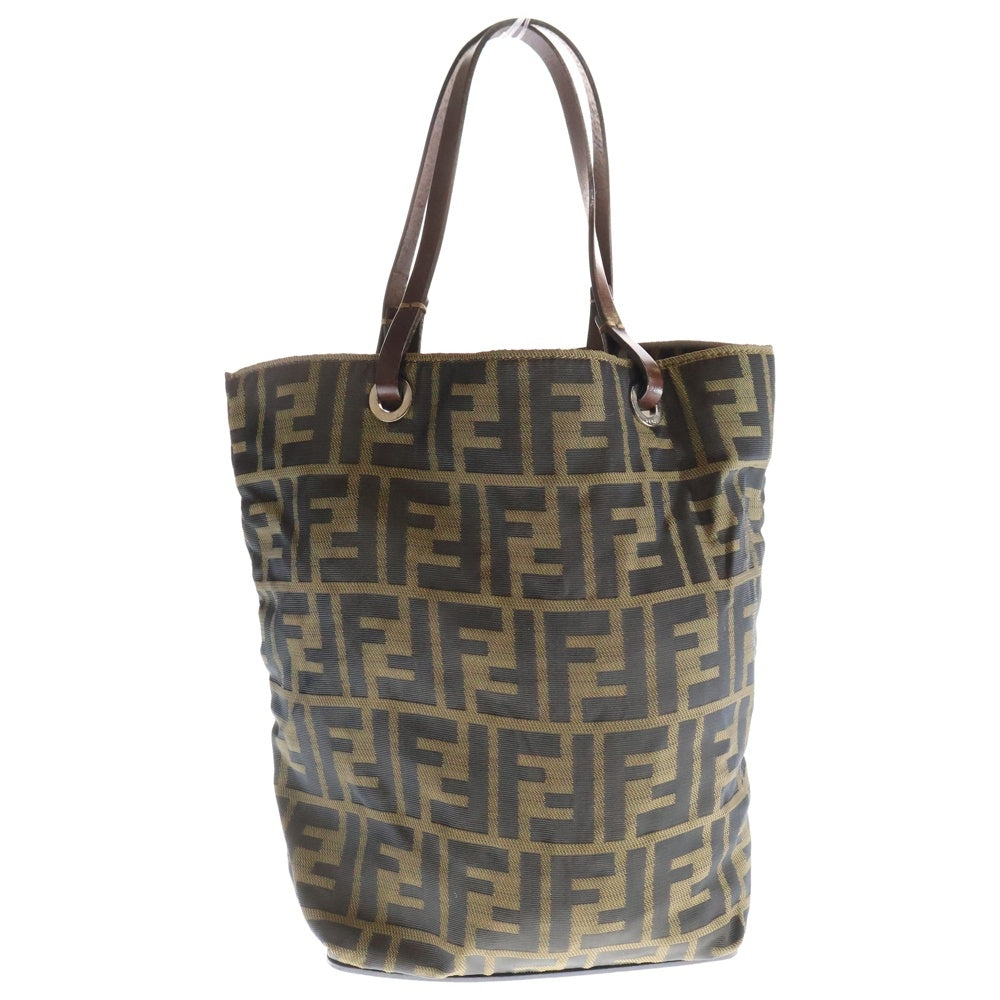 FENDI(フェンディ) ズッカ柄キャンバストートバッグ ブラウン 2308-26598-099