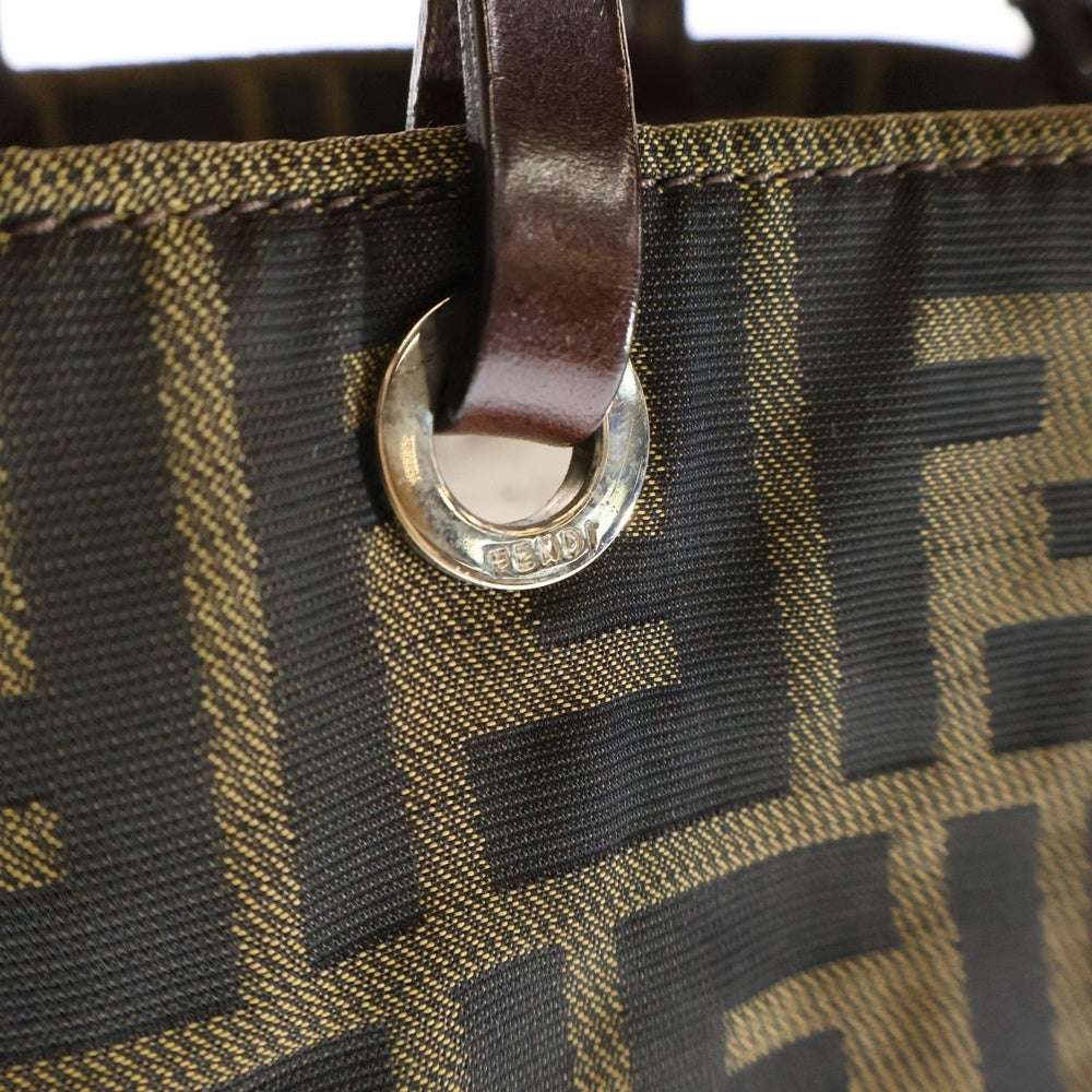 FENDI(フェンディ) ズッカ柄キャンバストートバッグ ブラウン 2308-26598-099