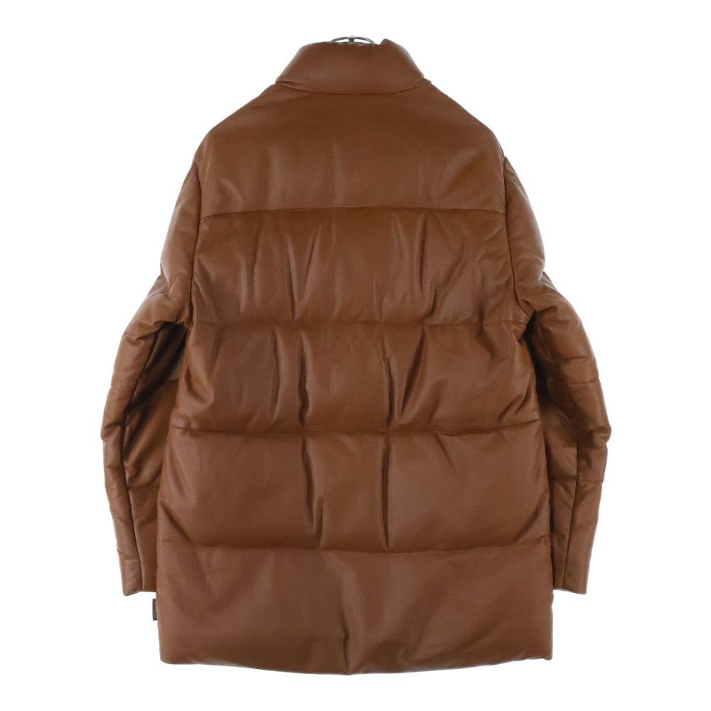 MONCLER(モンクレール) 茶タグ シープスキン ダウンジャケット ブラウン 220-092-42352-00