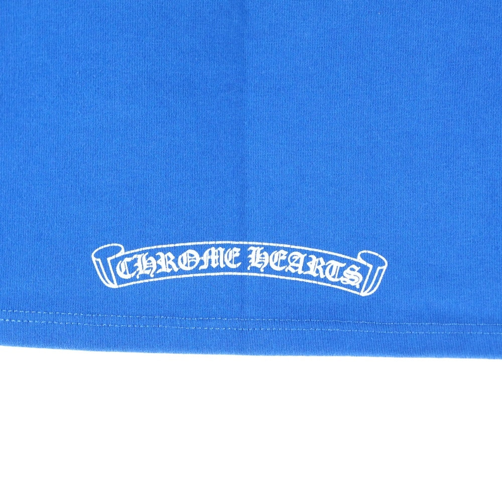 CHROME HEARTS(クロムハーツ) ×MATTY BOY PRO BIKE L/S TEE ×マッティボーイ クロップド クルーネック カットソー 長袖Tシャツ ブルー
