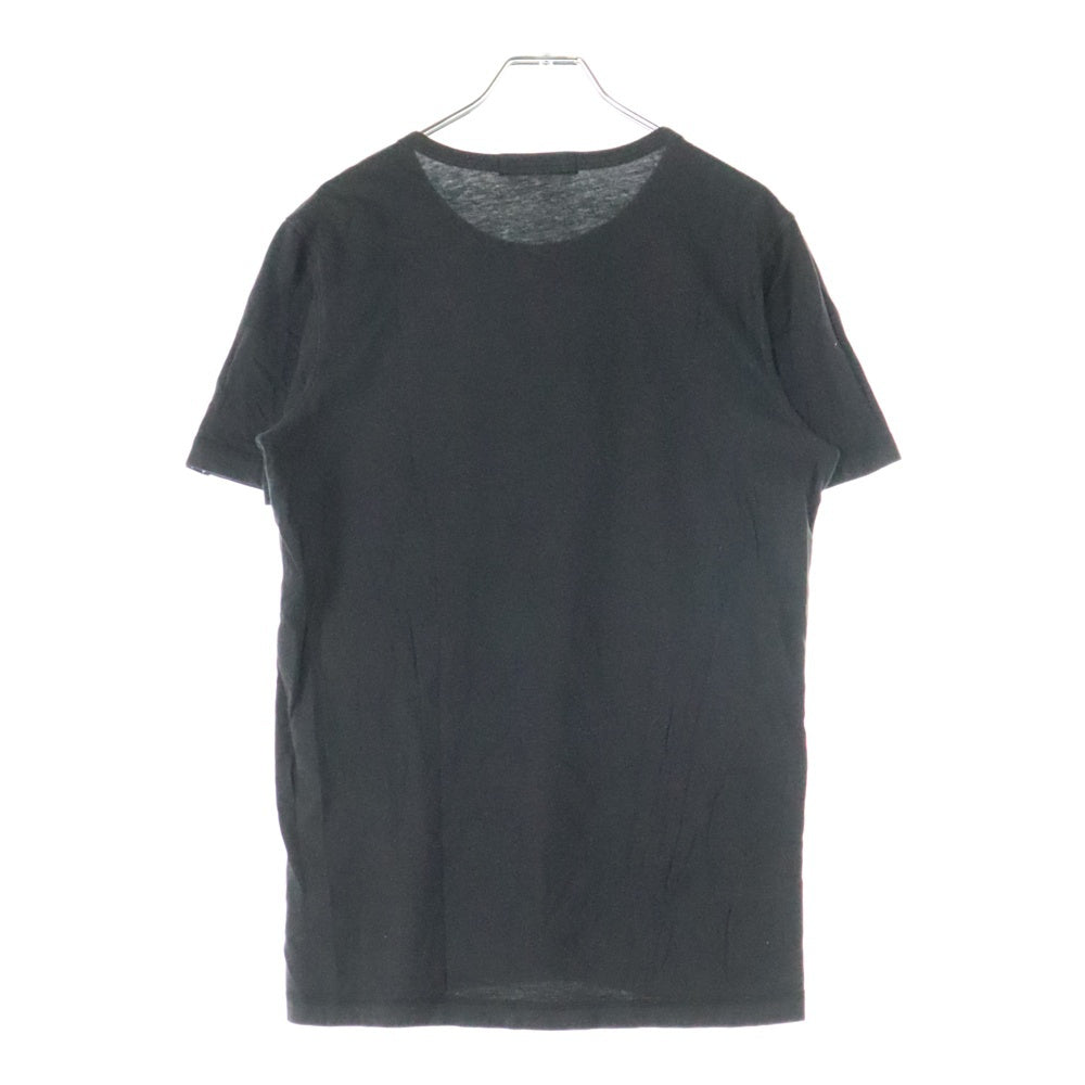 HYDROGEN(ハイドロゲン) スカルエンブロイダリー 半袖Tシャツ カットソー ブラック