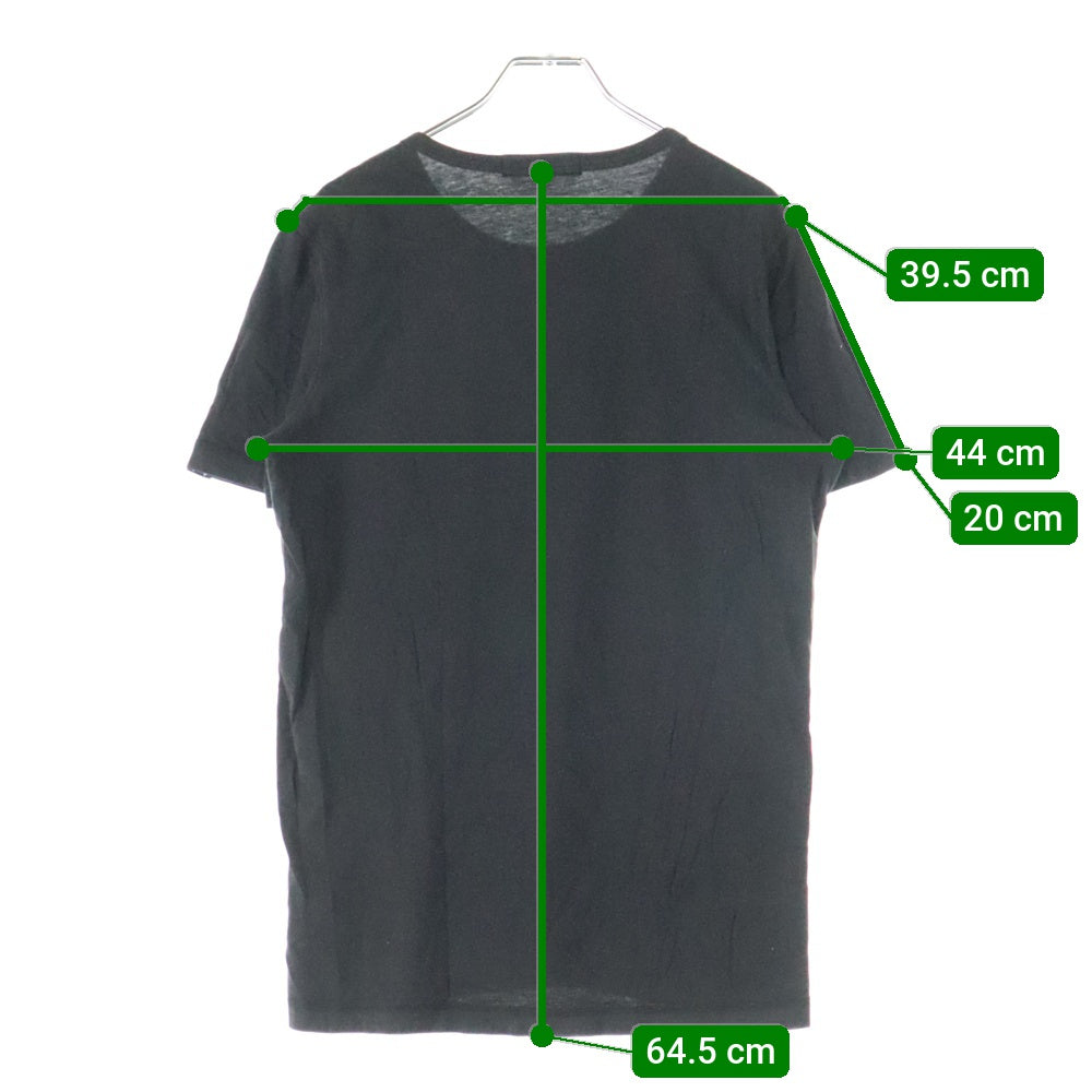 HYDROGEN(ハイドロゲン) スカルエンブロイダリー 半袖Tシャツ カットソー ブラック