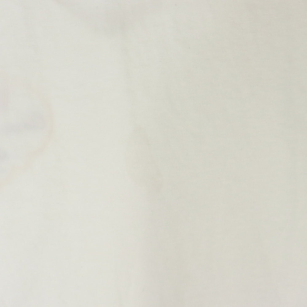 DSQUARED2(ディースクエアード) ロゴプリント Vネック 半袖Tシャツ カットソー ホワイト