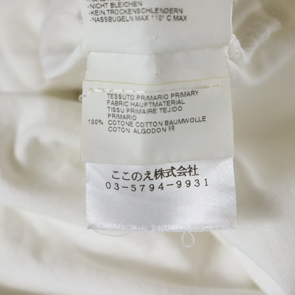 DSQUARED2(ディースクエアード) ロゴプリント Vネック 半袖Tシャツ カットソー ホワイト