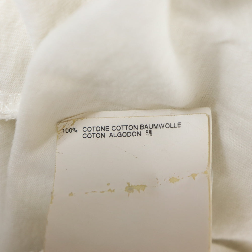 DSQUARED2(ディースクエアード) フロントロゴプリント リンガー 半袖Tシャツ カットソー ホワイト/ブラック