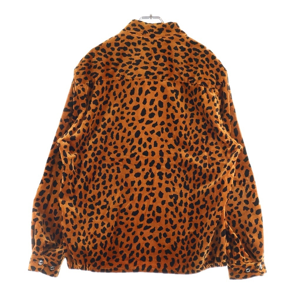 WACKO MARIA(ワコマリア) ×McGREGOR LEOPARD JACKET マクレガー ベロア レオパード ジャケット ブラウン