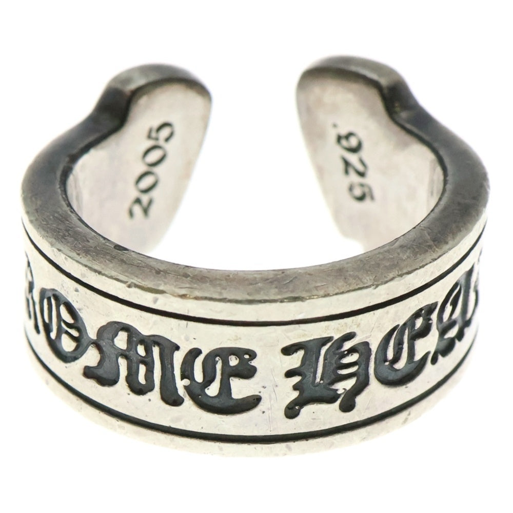 CHROME HEARTS(クロムハーツ) LG SCROLL LABEL ラージスクロールラベル リング シルバーBCA383