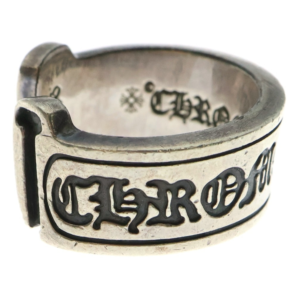 CHROME HEARTS(クロムハーツ) LG SCROLL LABEL ラージスクロールラベル リング シルバーBCA383