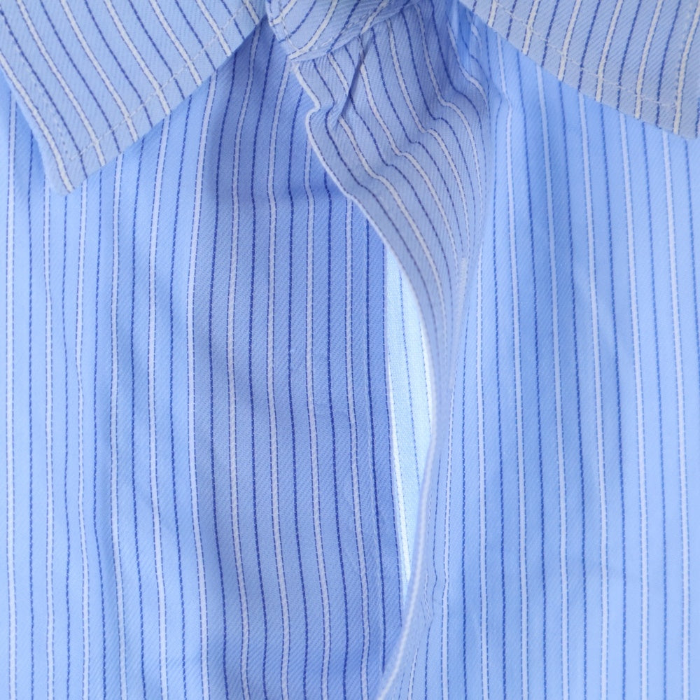 COMME des GARCONS SHIRT(コムデギャルソンシャツ) 03AW チェストポケット ストライプ 長袖シャツ ブルー W11013