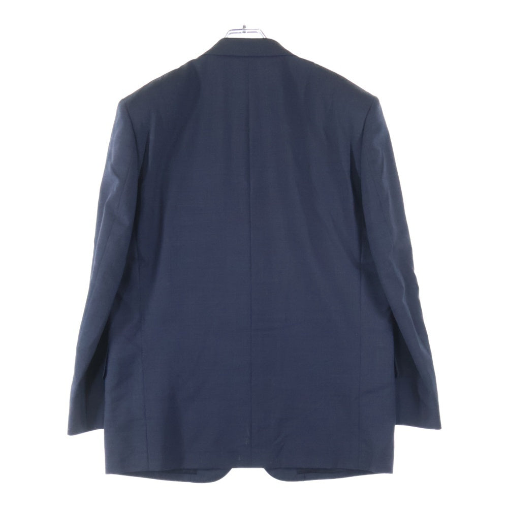 COMME des GARCONS HOMME DEUX(コムデギャルソン オムドゥ) 02SS キュプラ テーラードジャケット スラックスパンツ セットアップ ネイビー DE-J014 DE-P013 AD2001