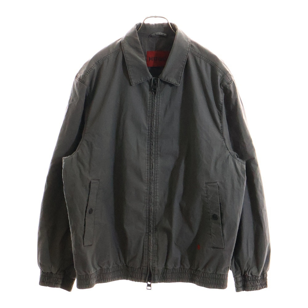 HUGO BOSS(ヒューゴボス) HUGO UVER232D1 コットン ジップアップ ジャケット グレー 10246639