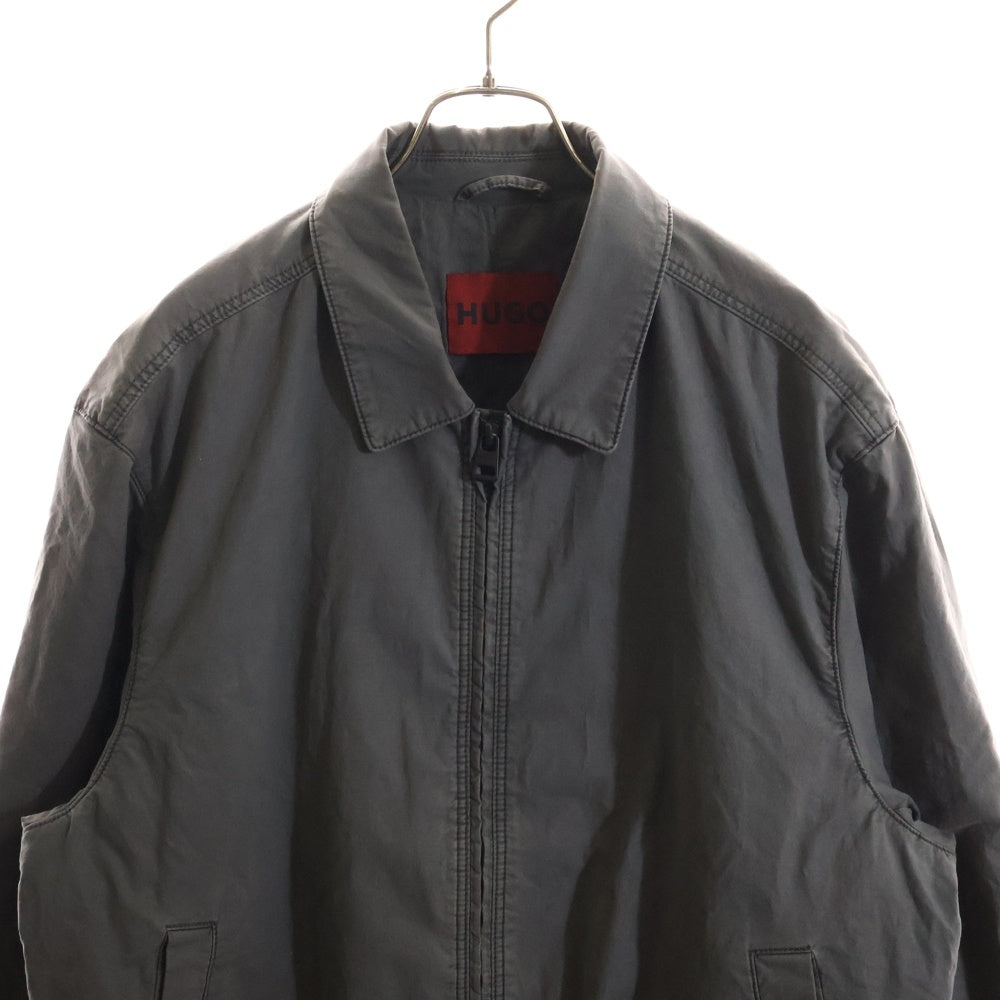 HUGO BOSS(ヒューゴボス) HUGO UVER232D1 コットン ジップアップ ジャケット グレー 10246639