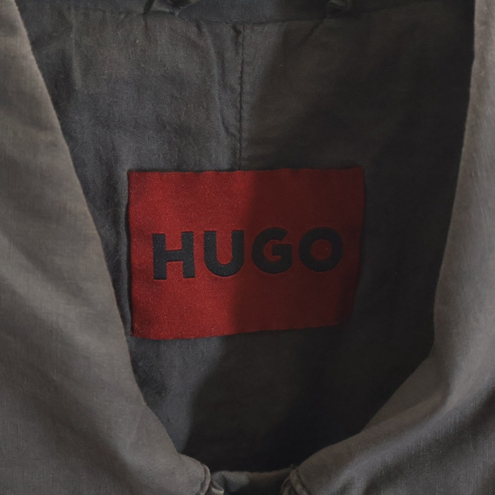 HUGO BOSS(ヒューゴボス) HUGO UVER232D1 コットン ジップアップ ジャケット グレー 10246639