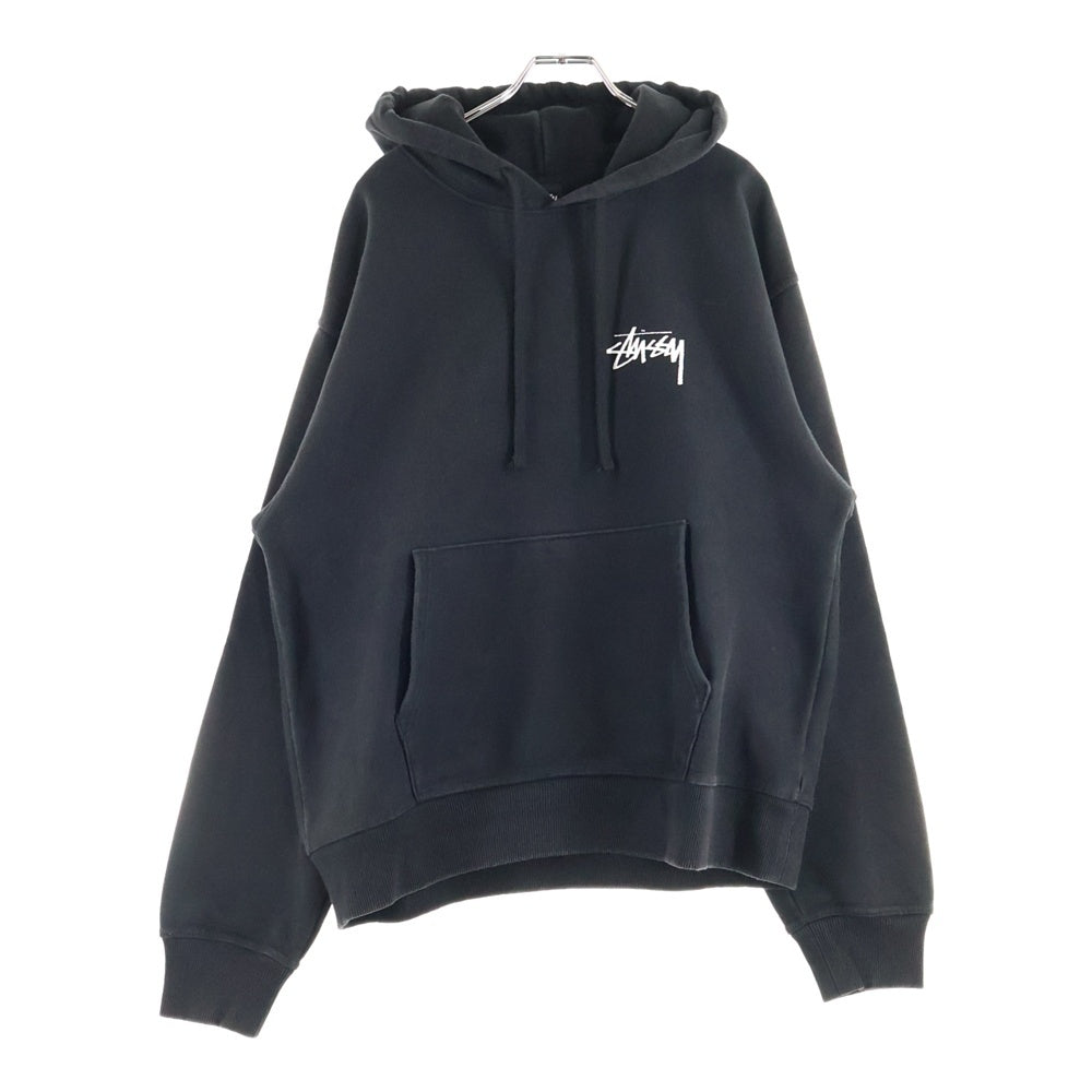 STUSSY(ステューシー) 8BALL FADE HOODIE フェード エイトボール スウェット プルオーバーパーカー ブラック Z4000SAS22