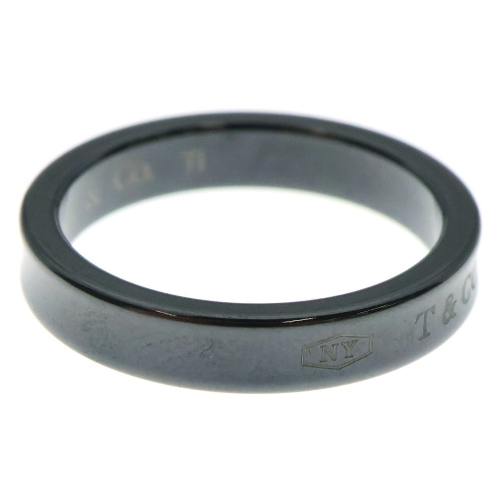 TIFFANY & Co.(ティファニー) 1837 ブラックチタン ナローリング ブラック