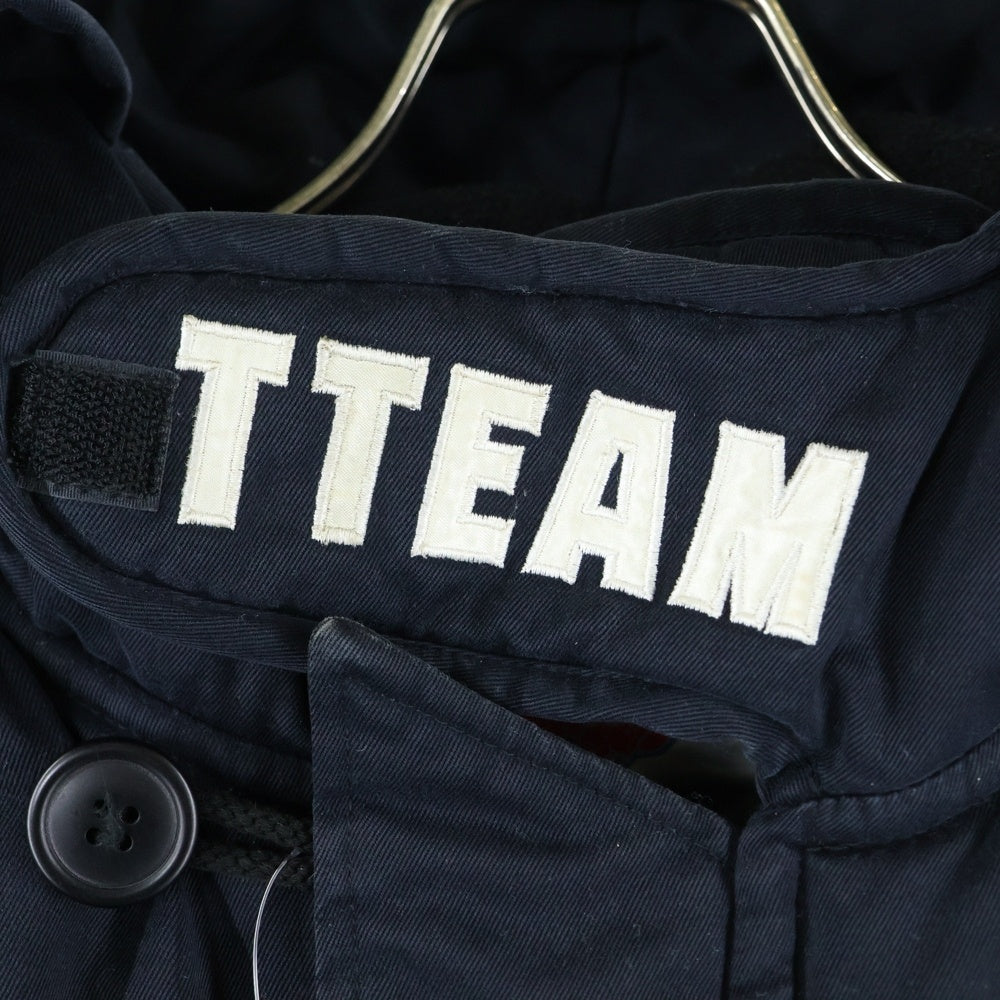 TENDERLOIN(テンダーロイン) 日本製 初期 ステーキタグ TTEAM N-3Bタイプ フーデッドコート ネイビー
