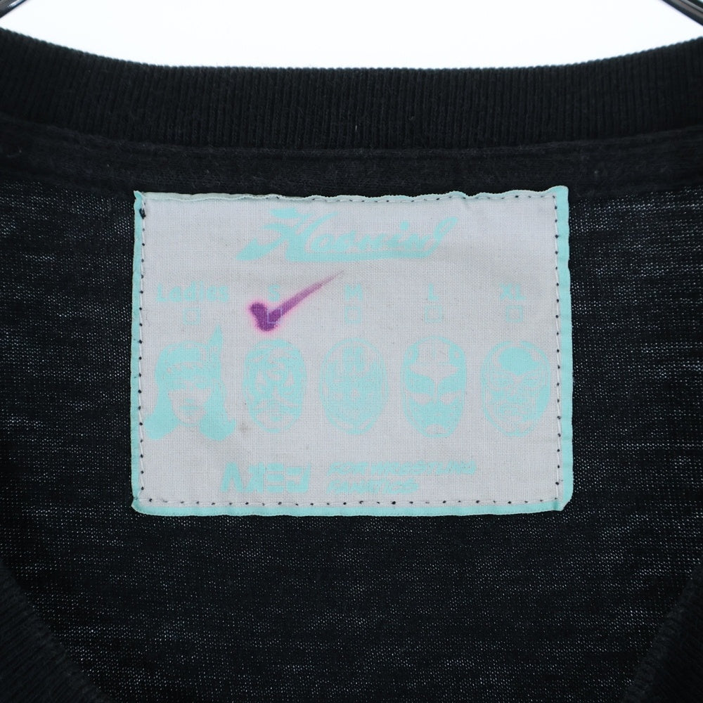NO BRAND(ノーブランド) HAOMING MEXICANA ハオミン メキシカーナ プリント 半袖Tシャツ カットソー ブラック