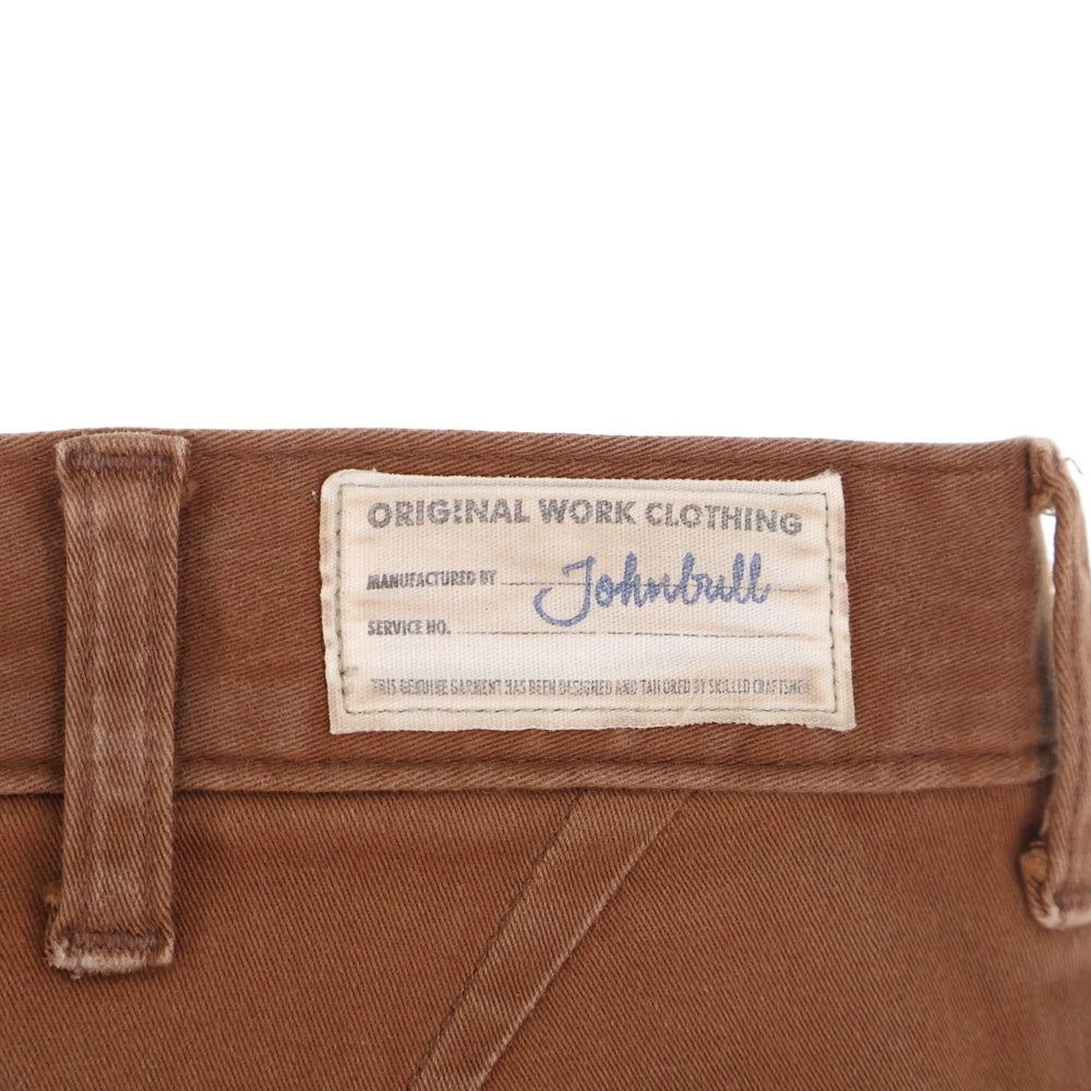 JOHNBULL(ジョンブル) コットン テーパード パンツ ブラウン