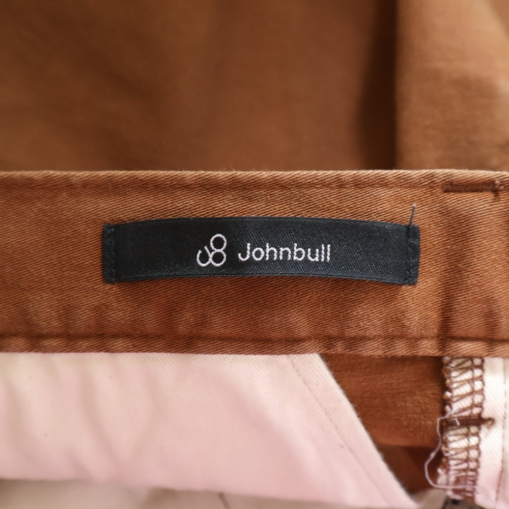 JOHNBULL(ジョンブル) コットン テーパード パンツ ブラウン