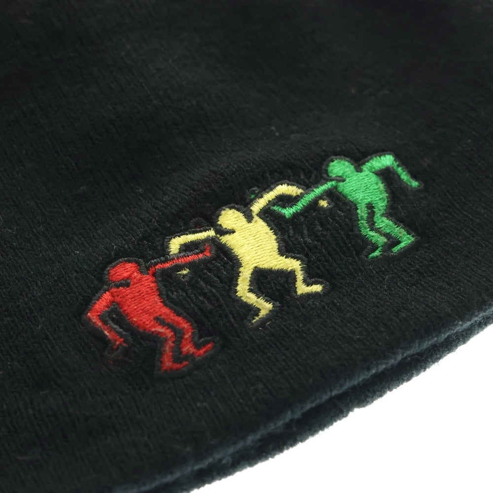 NEW ERA(ニューエラ) ×KEITH HARING キースヘリング ビーニー ニット帽 帽子 ブラック