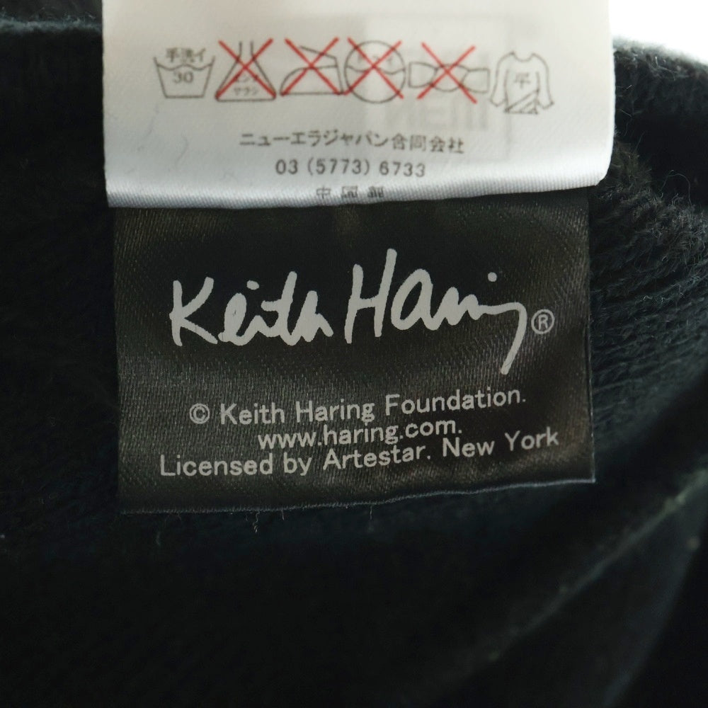 NEW ERA(ニューエラ) ×KEITH HARING キースヘリング ビーニー ニット帽 帽子 ブラック