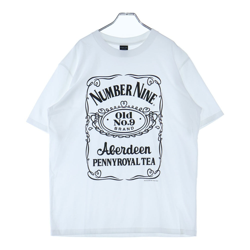 NUMBER (N)INE(ナンバーナイン) 03SS カート期 ABERDEEN PENNYROYAL TEA T-SHIRT アバディーン ペニーロイヤルティー プリント クルーネック 半袖Tシャツ カットソー ホワイト