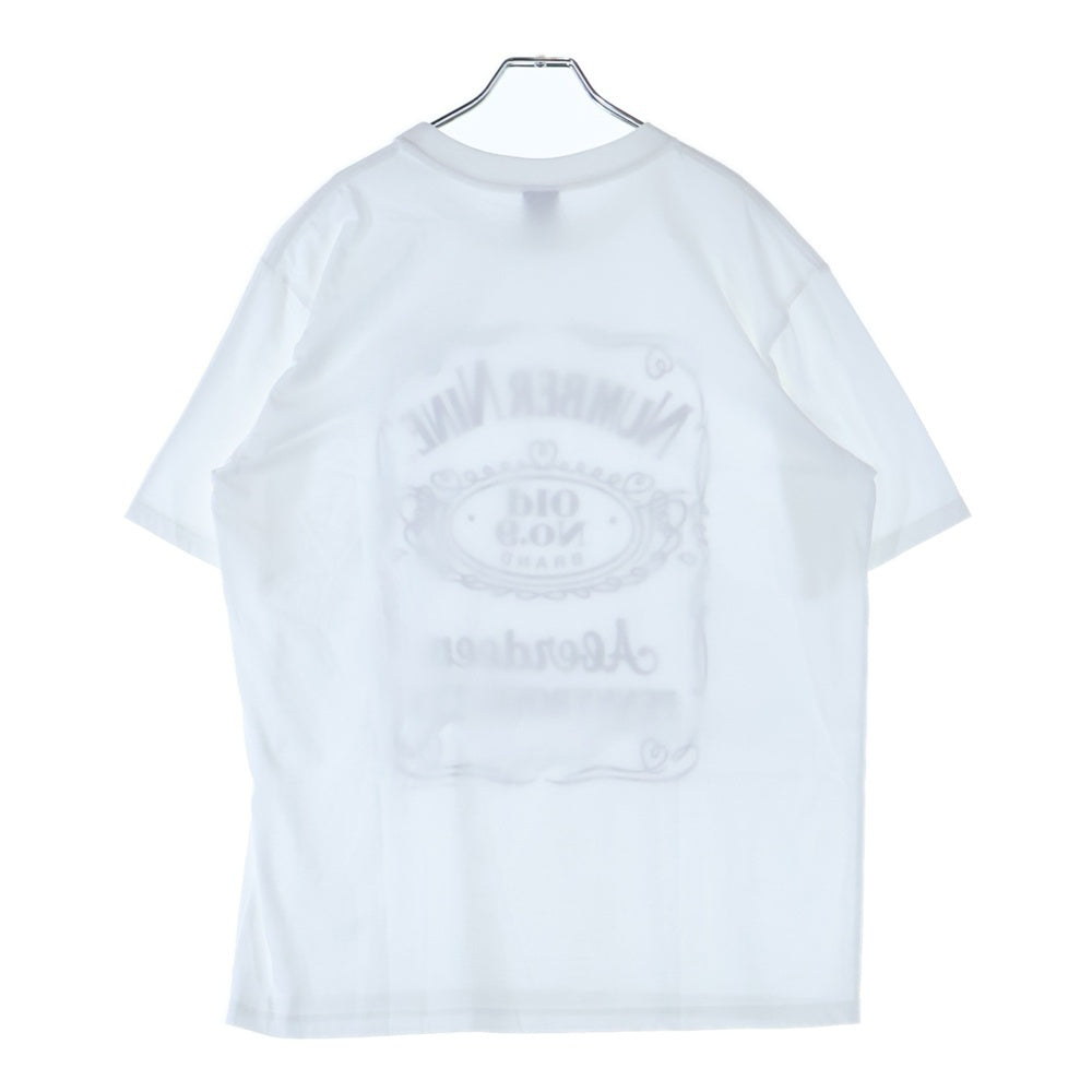 NUMBER (N)INE(ナンバーナイン) 03SS カート期 ABERDEEN PENNYROYAL TEA T-SHIRT アバディーン ペニーロイヤルティー プリント クルーネック 半袖Tシャツ カットソー ホワイト