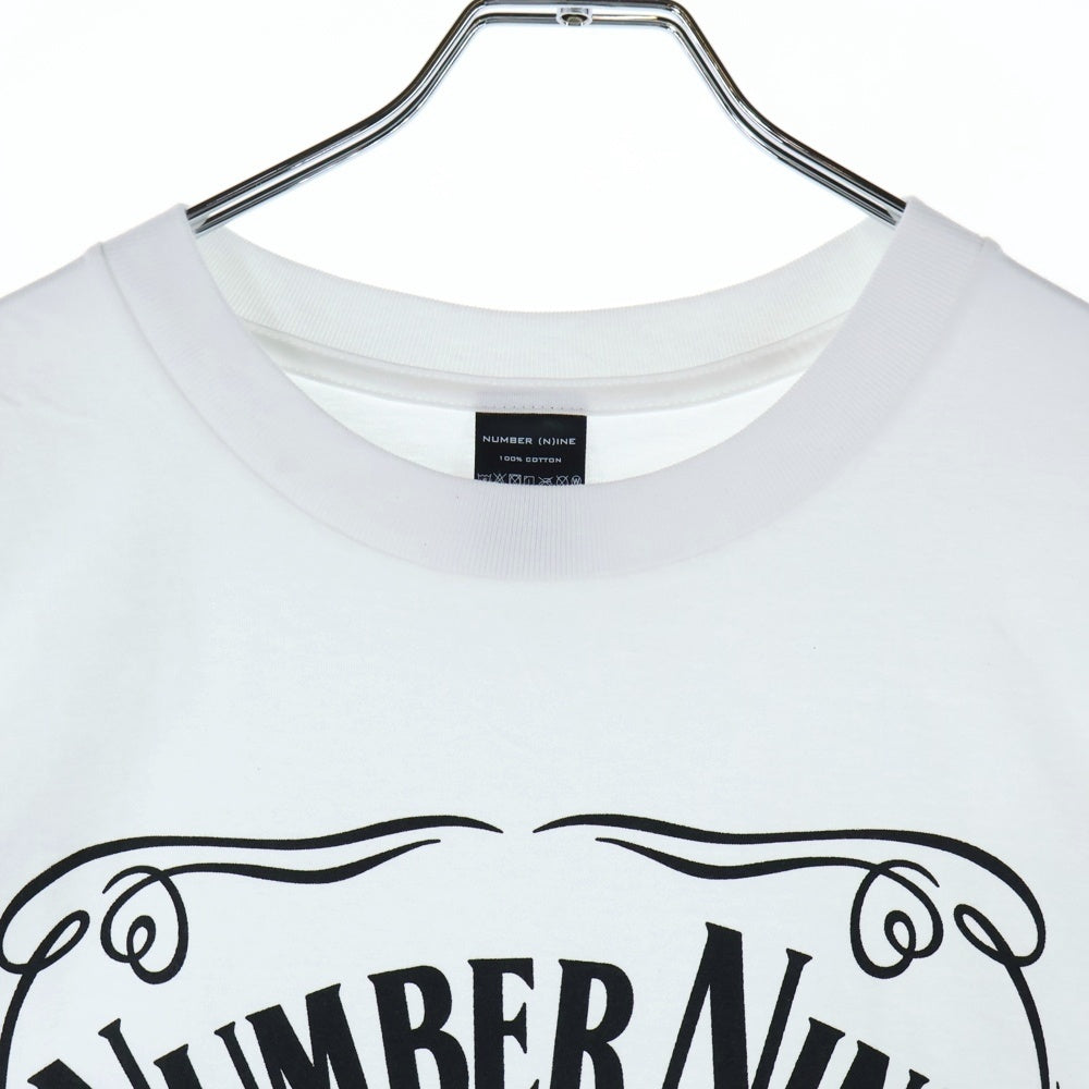 NUMBER (N)INE(ナンバーナイン) 03SS カート期 ABERDEEN PENNYROYAL TEA T-SHIRT アバディーン ペニーロイヤルティー プリント クルーネック 半袖Tシャツ カットソー ホワイト