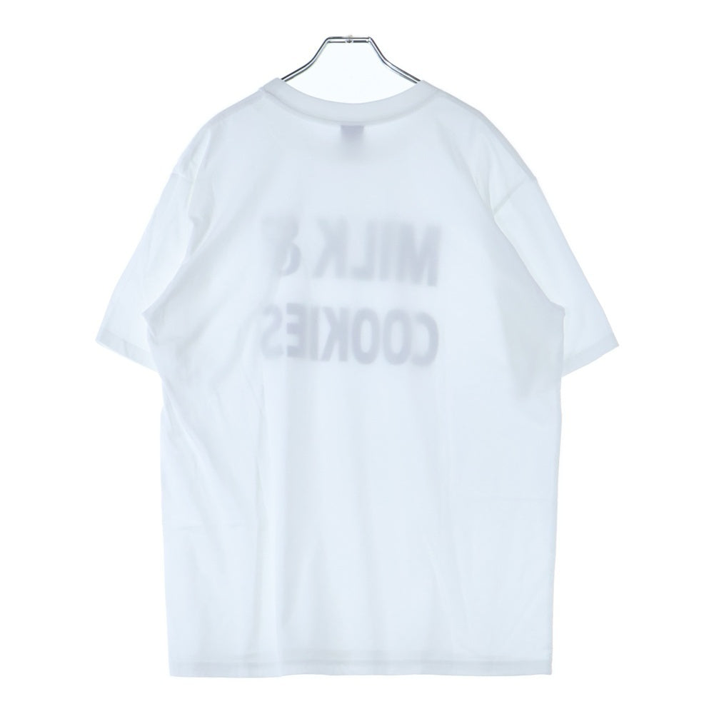 NUMBER (N)INE(ナンバーナイン) MILK&COOKIES T-SHIRT ミルク アンド クッキー プリント クルーネック 半袖Tシャツ カットソー ホワイト