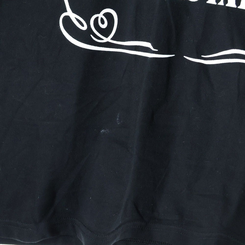 NUMBER (N)INE(ナンバーナイン) 03SS カート期 ABERDEEN PENNYROYAL TEA T-SHIRT アバディーン ペニーロイヤルティー プリント クルーネック 半袖Tシャツ カットソー ブラック