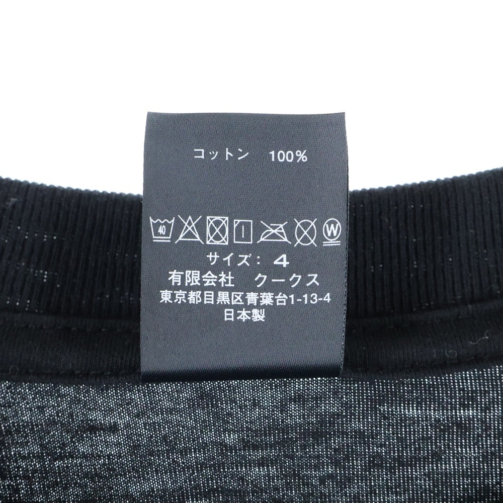 NUMBER (N)INE(ナンバーナイン) 03SS カート期 ABERDEEN PENNYROYAL TEA T-SHIRT アバディーン ペニーロイヤルティー プリント クルーネック 半袖Tシャツ カットソー ブラック