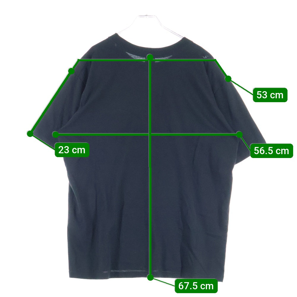NUMBER (N)INE(ナンバーナイン) 03SS カート期 ABERDEEN PENNYROYAL TEA T-SHIRT アバディーン ペニーロイヤルティー プリント クルーネック 半袖Tシャツ カットソー ブラック