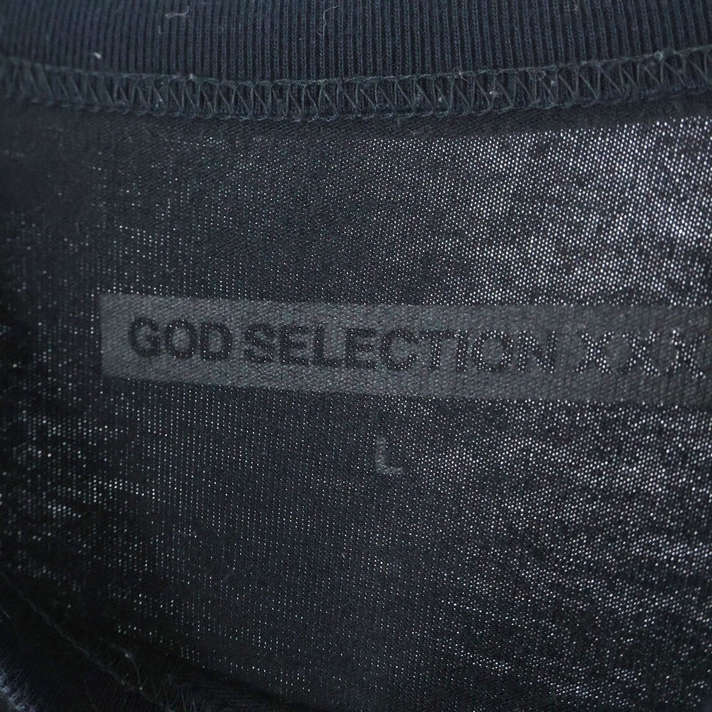 GOD SELECTION XXX(ゴッドセレクショントリプルエックス) Taylor Swift Tee テイラー スウィフト プリント クルーネック 半袖Tシャツ カットソー ブラック