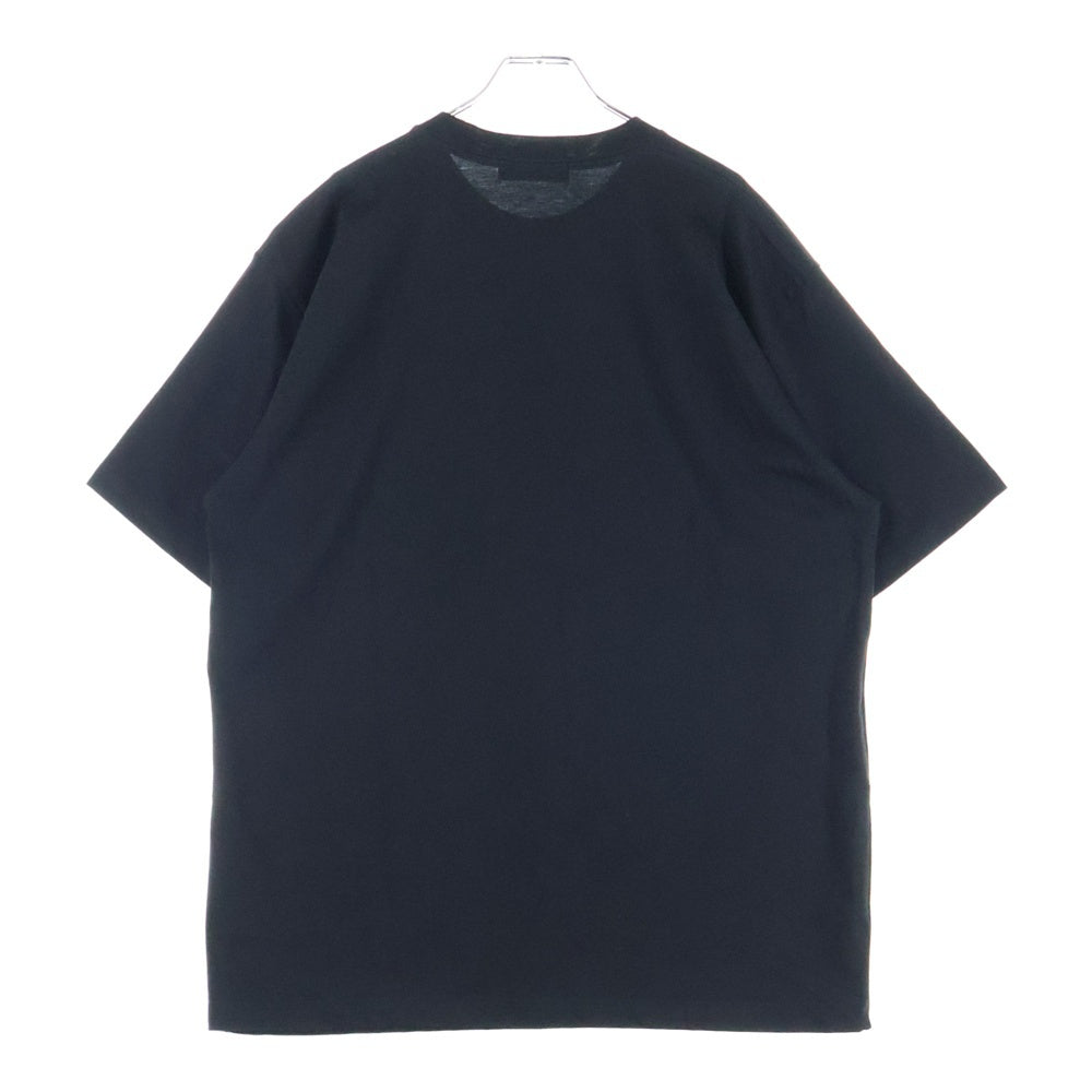 GOD SELECTION XXX(ゴッドセレクショントリプルエックス) Miranda Kerr Tee ミランダカー プリント クルーネック 半袖Tシャツ カットソー ブラック