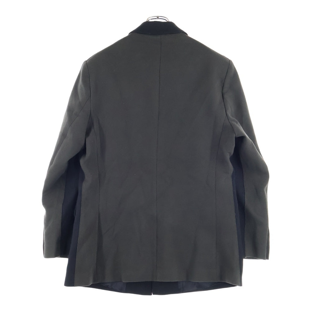 DIESEL(ディーゼル) J-WARHOLS JACKET ノッチドラペル パッチワーク 3ボタン テーラードジャケット ブラック A10440