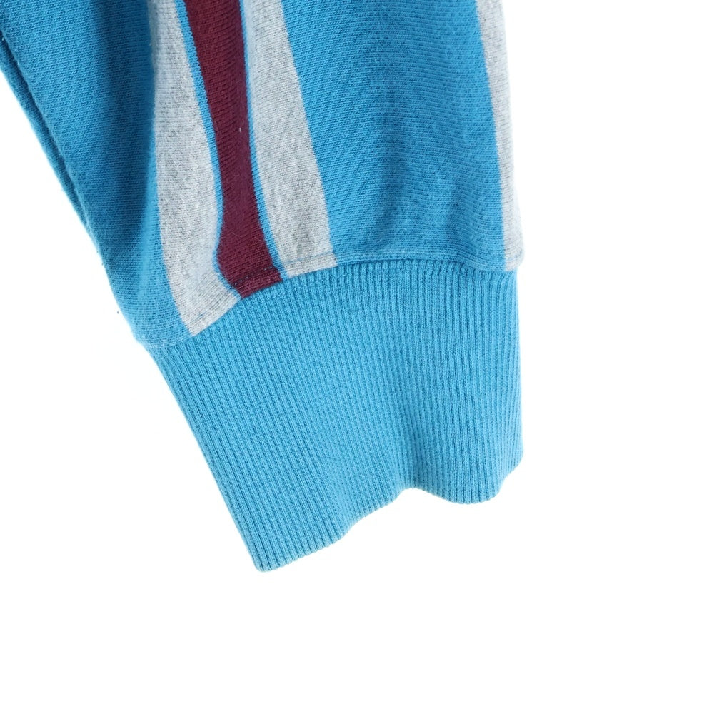 CARHARTT(カーハート) BLANKET STRIPES SWEATSHIRT ブランケットストライプ クルーネック スウェットシャツ トレーナー ブルー
