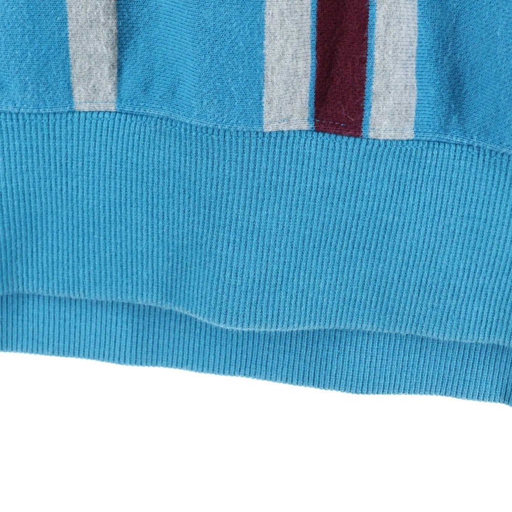 CARHARTT(カーハート) BLANKET STRIPES SWEATSHIRT ブランケットストライプ クルーネック スウェットシャツ トレーナー ブルー