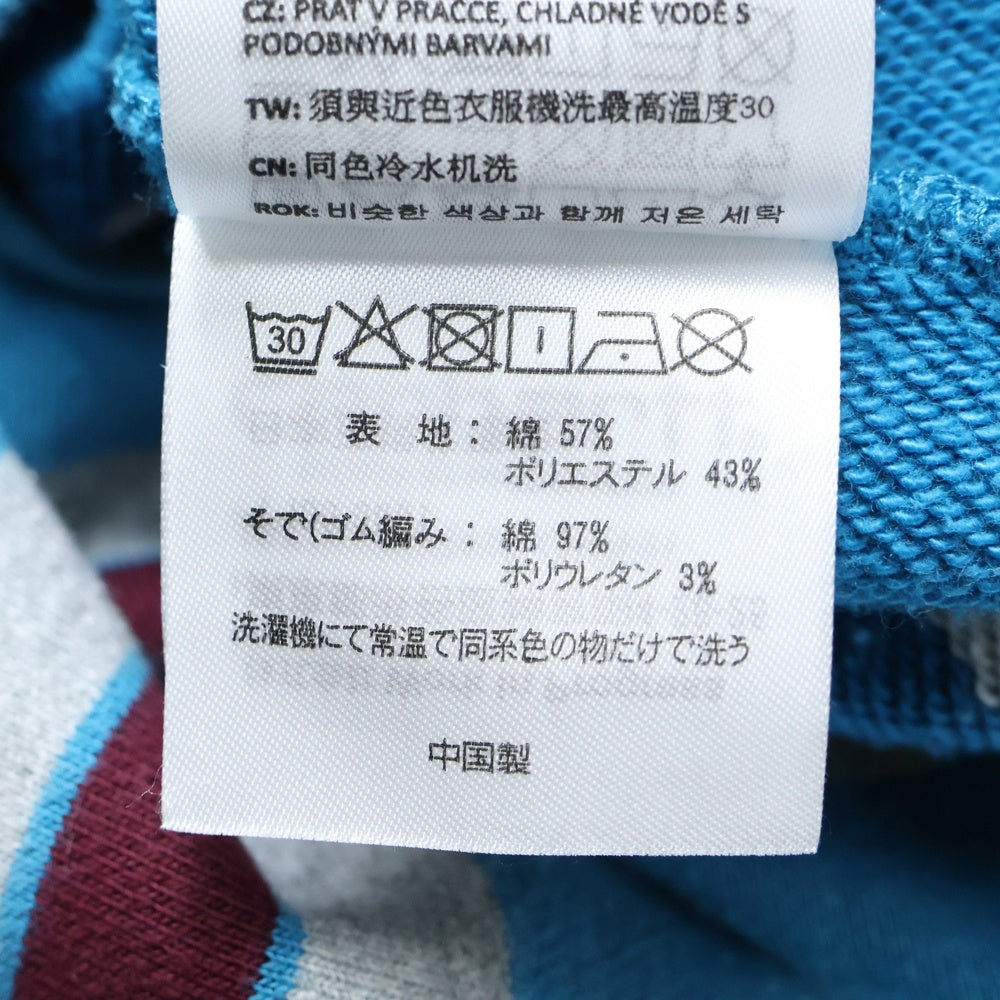 CARHARTT(カーハート) BLANKET STRIPES SWEATSHIRT ブランケットストライプ クルーネック スウェットシャツ トレーナー ブルー