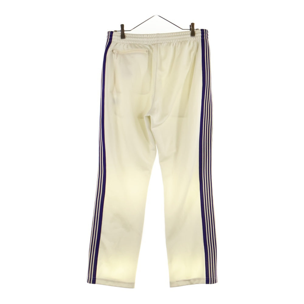 Needles(ニードルス) NARROW TRACK PANT ナロー サイドライン トラックパンツ ホワイト/パープル MR287