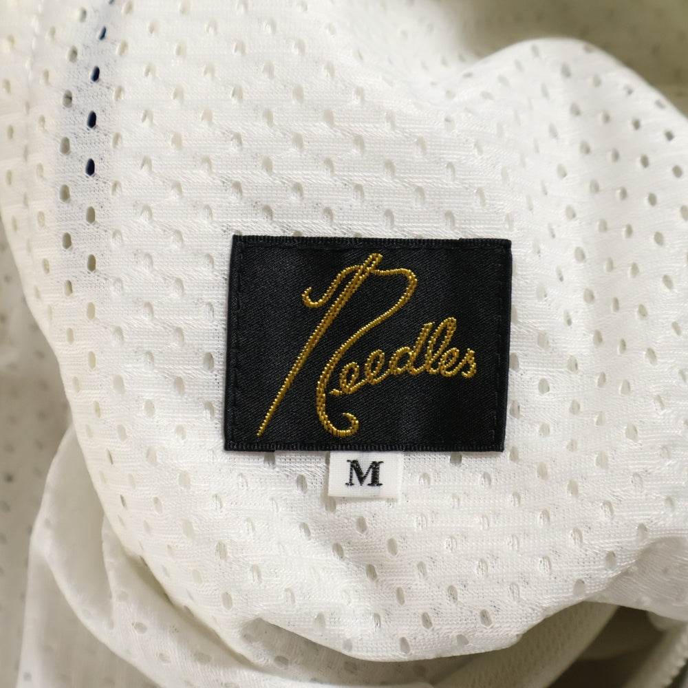 Needles(ニードルス) NARROW TRACK PANT ナロー サイドライン トラックパンツ ホワイト/パープル MR287