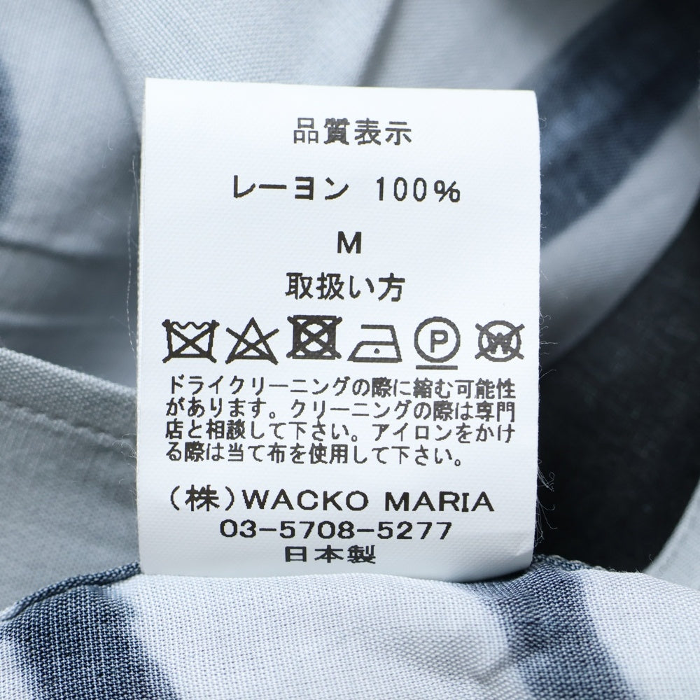 WACKO MARIA(ワコマリア) 22AW TIMLEHI L/S HAWAIIAN SHIRT ティムレヒ ハワイアン 総柄 長袖シャツ グレー TIMLEHI-WM-HI33