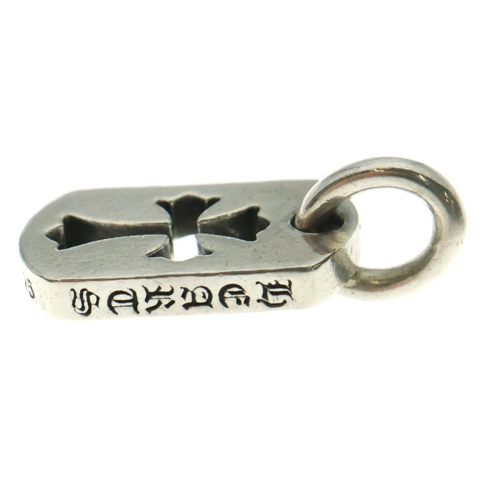 CHROME HEARTS(クロムハーツ) DT TNY CO CRS タイニーカットアウトクロスドッグタグ チャーム ペンダントトップ シルバー BCA252