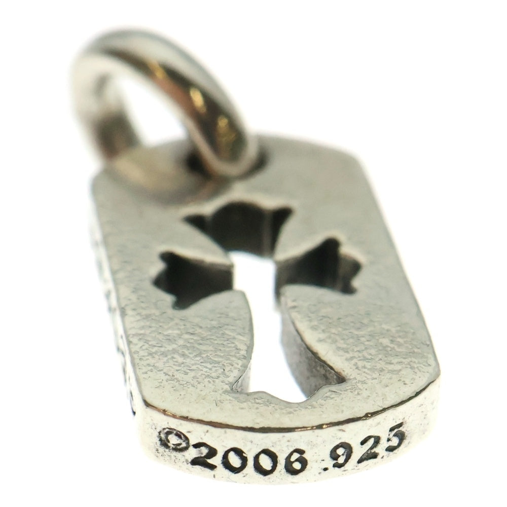 CHROME HEARTS(クロムハーツ) DT TNY CO CRS タイニーカットアウトクロスドッグタグ チャーム ペンダントトップ シルバー BCA252